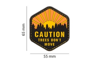 JTG Trees Don't Move Rubber Patch - MultiColor - Img 4