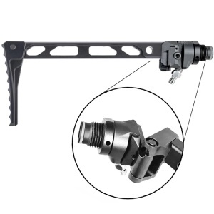 MCS Universal Skeletonized Air Folding Buttstock (black) - Img 2