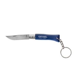 Opinel Colorama 04 inox grab blue keychain knife
