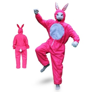 Party Suit Pink Rabbit