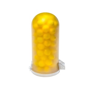 Spirit Field Foam Balls .50cal Yellow - 100pcs + Pod - Img 1