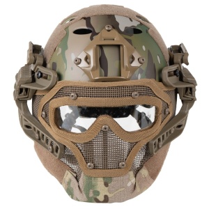 Tactical Fast PJ Steel Wire Helmet for Airsoft (Multicam) - Img 1