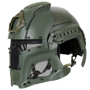 Tactical Trooper Helmet for Airsoft (Olive) - Img 1