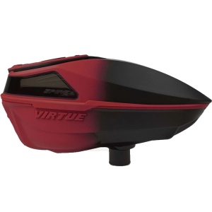 Virtue Spire V Paintball Hopper Loader (Red Black Fade)