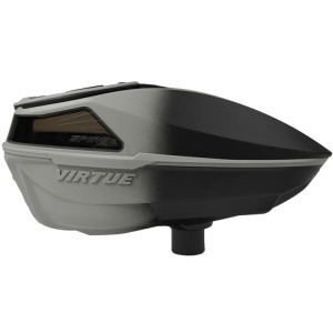 Virtue Spire V Paintball Hopper Loader (Silver Black Fade)