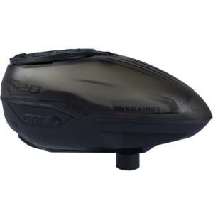 Bunkerkings CTRL2 Paintball Hopper (Crystal Smoke Black)