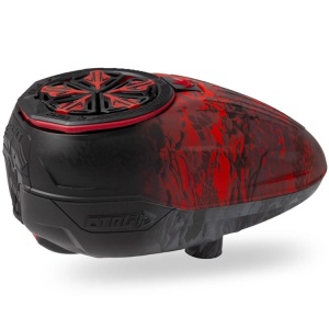 Bunkerkings CTRL2 Paintball Hopper (Fire Black Highlander) - Img 3