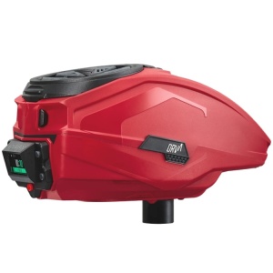 Carbon DRV Paintball Hopper / Loader (Red) - Img 2