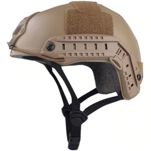 DELTA SIX FAST Tactical Helmet for Paintball / Airsoft (Desert / Tan) - Img 1