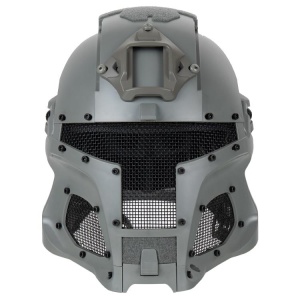 DELTA SIX Tactical Trooper Helmet for Airsoft (Grey) - Img 3