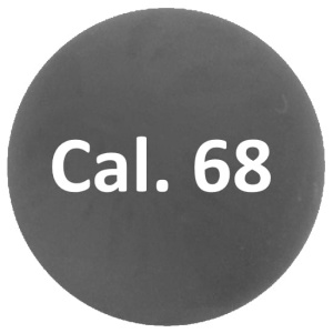 DSG Rubberballs cal .68 (100 pieces) [3.6g] - BLACK - Img 2