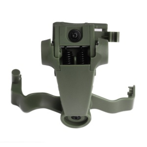 Earmor - Adapter for M32 Plus Headphones at ARC Rail - Polymer - Foliage Green [M16A-FG] - Img 2