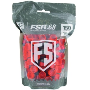First Strike Paintballs 150 Rounds Bag - Grey/Red
