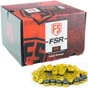 First Strike Paintballs 600 Rounds Box - Grey / Yellow