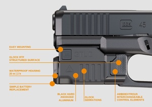 Glock GTL II LED - Glock Tactical Light / Pistol Flash Light - Img 9
