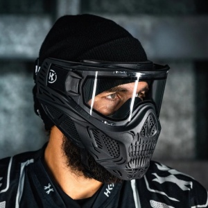 HK Army HSTL Skull Goggle / Paintball Mask (Black) - Img 4