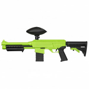 JT SplatMaster Z18 Green Shotgun Hopper Fed