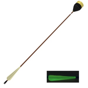 LD LARP Flat-Head arrow - brown shaft 76 cm [Set of 32] - Img 11