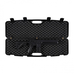 Megaline gun trunk black 97x25x10 cm buckles - Img 2