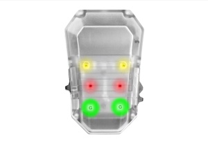 Multi Function Helmet IPX8 White / Green / IR Lamp - Img 7