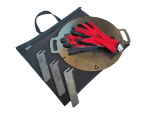 Piran Griddle Folding Campfire Grill Plate - Img 5