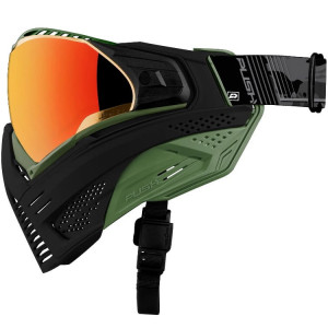 PUSH UNITE PAINTBALL GOGGLE (BLACK / OLIVE)