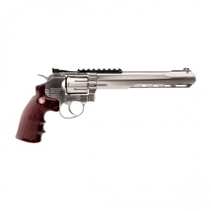 Ruger Superhawk 8in Airsoft Revolver - Chrome [6mm] - Img 3