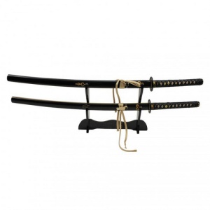 Samurai Sword Set - Kill Bill Hattori Hanzo - Katana Kill Bill and Kill Bill Bride + sword support