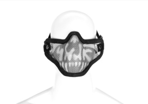 Steel Half Face Mask Death Head
