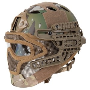 Tactical Fast PJ Steel Wire Helmet for Airsoft (Multicam) - Img 2