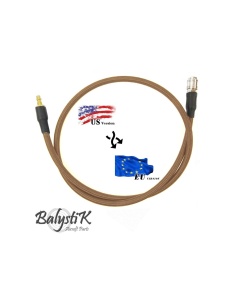 Balystik adapter US - EU 8mm braided line for HPA regulator - Dark Earth