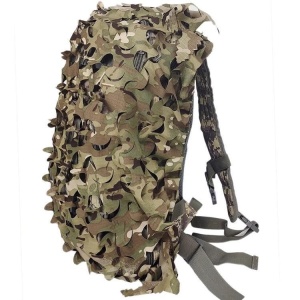 DELTA SIX 3D camouflage net camouflage cover for backpacks (Multicam) - pt 60L sau 80L - Img 3