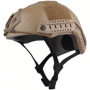DELTA SIX FAST Tactical Helmet for Paintball / Airsoft (Desert / Tan) - Img 2
