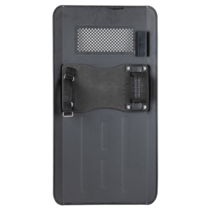 DELTA SIX V2 Aluminum Protection Shield Pro with Flashlight - protective shield for paintball & airsoft (black) - Img 4
