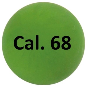 DSG Rubberballs cal .68 (100 pieces) [3.6g] - GREEN - Img 2