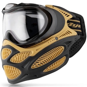 DYE i3 Pro Goggle Paintball Goggle (Heritage Gold)