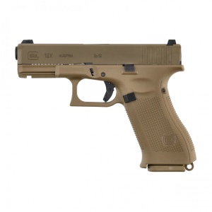 GLOCK 19x 6 MM BB AIRSOFT REPLICA - COYOTE [Green Gas - GBB]