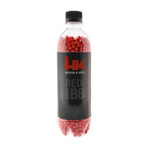 HK Red Battle 0.25g BBs - 2700buc (bottle) - Img 1