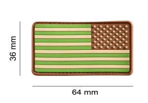 JTG US Flag Rubber Patch Reversed - Img 3