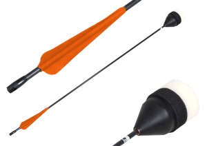 LD LARP Flat-Head arrow - black shaft 76 cm [Set of 32] - Img 7