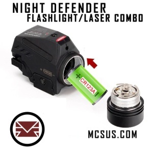 MCS NIGHT DEFENDER – TACTICAL FLASHLIGHT + LASER - Img 2
