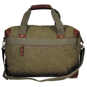 MFH Pure Trash Canvas Shoulder Bag 25 l - Green - Img 2
