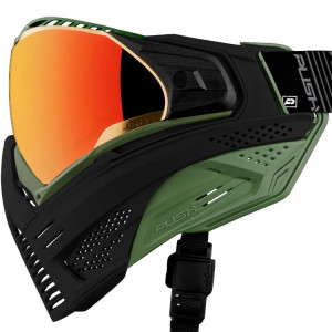 PUSH UNITE PAINTBALL GOGGLE (BLACK / OLIVE) - Img 2