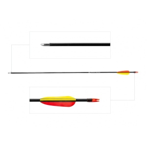 Sageata Fibra de sticla 28in smooth - Poe Lang (Set de 5) - Img 5