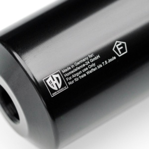 SILENCER Thread 15x1 - CNC L:16cm - for HDR50 / HDP50 [Black] - Img 3