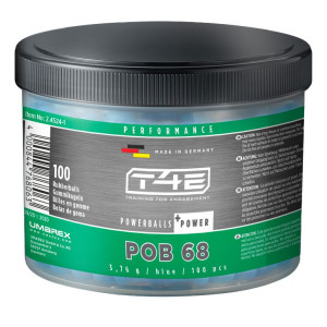 Umarex T4E Performance POB68 rubberballs - 100buc [3.76g] - Img 1