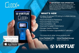 Virtue Clock III - FPS-BPS Chronograph with OLED display - BLACK - Img 5