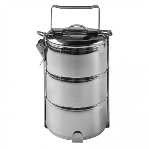 Zebra Thailand 10 cm x 3 Stainless Steel pots / casseroles