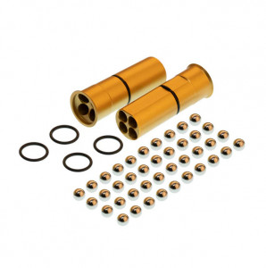 2x Shotshell Cal.68 T4E 4x3 6mm for HDS68 - ALU Gold