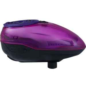Bunkerkings CTRL2 Paintball Hopper (Crystal Purple Black)